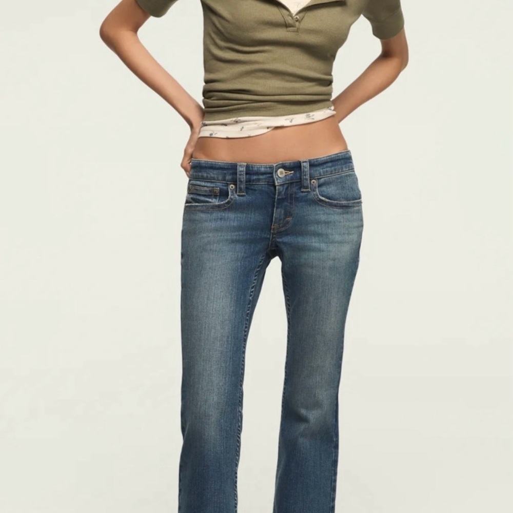 Lucky Brand Blue Flare Cut Jeans
